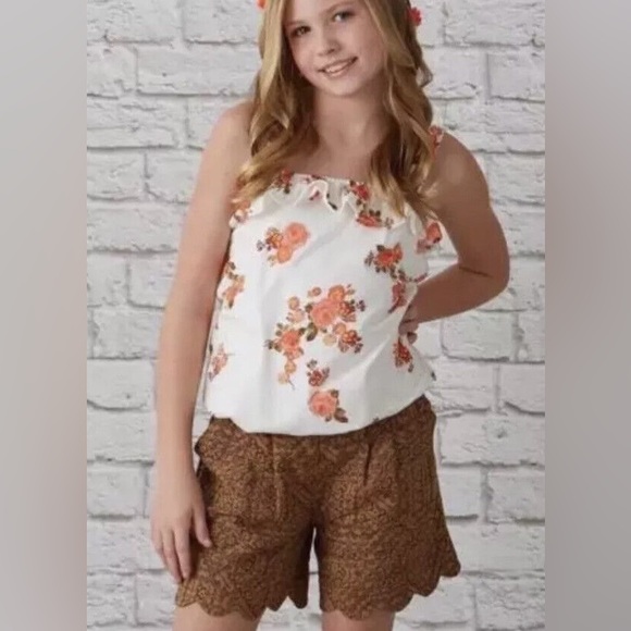 NWT 435 MATILDA JANE Hello Lovely Cabbage Rose Tank Top 14 - Picture 3 of 7